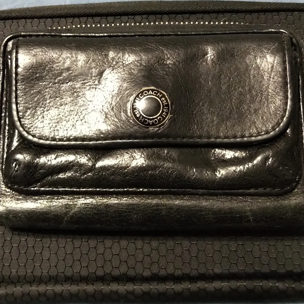 Authentic Coach Black Wrislet